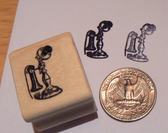 Telephone miniature rubber stamp miniature P24