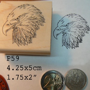 Rubberstempel adelaar P59