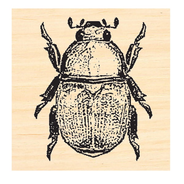 P137 Scarab Beetle rubber stamp