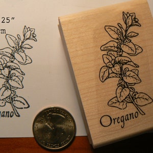 Carimbo de borracha de orégano WM P55