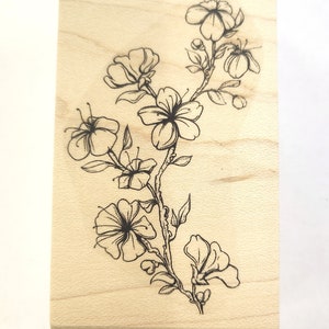 P56 Orientalische Blumen Stempel