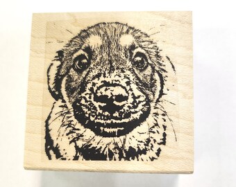 P119 Sello de goma con forma de cachorro