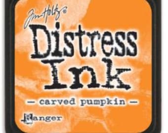 Ranger Miniature ink pad- Carved pumpkin- orange