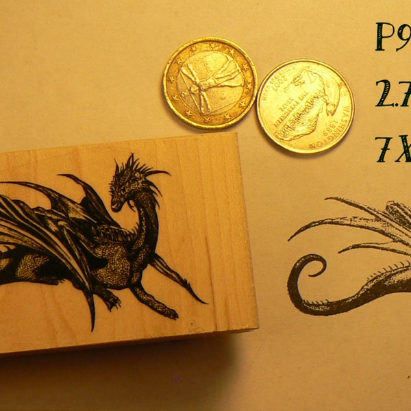 Dragon Stamp Etsy