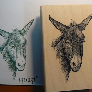 Donkey rubber stamp WM P10