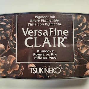 Almofada de tinta Versafine Pinecone - marrom - tinta de arquivo permanente