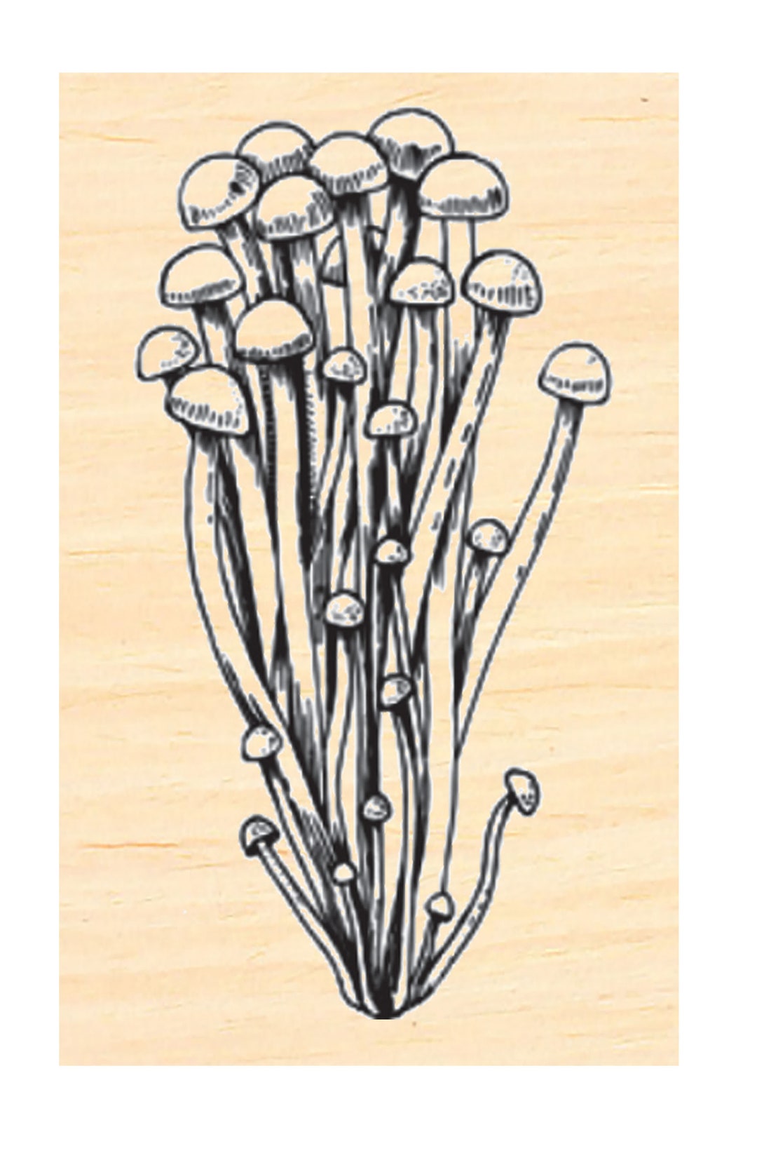 Mushrooms Rubber Stamp P129 - Etsy