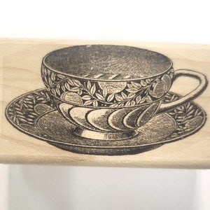 P27 Tasse mit Untertasse Stempel