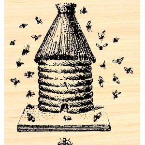 Rubberstempel P39 bijenkorf