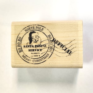 Nikolaus Stempel mit Breitengrad - Nordpol Ho Ho Ho Stempel P125