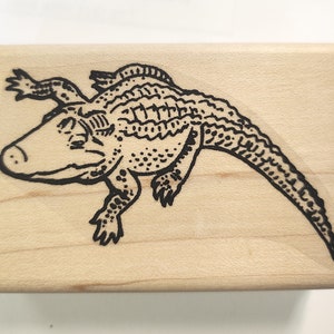P95  Alligator rubber stamp