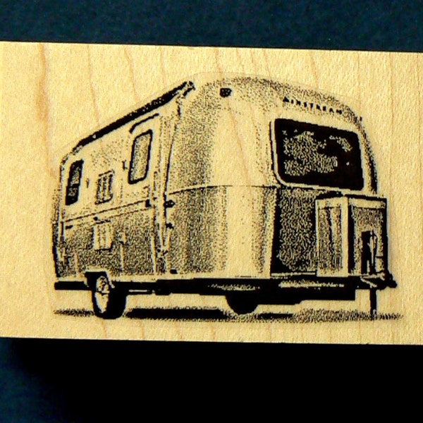 Airstream trailer  rubber stamp WM P17