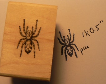 Spider rubber stamp P14