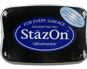 Stazon ink pad Ultramarine Blue