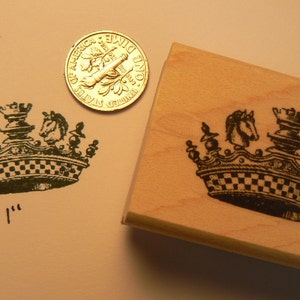 P32 Chess Crown rubber stamp