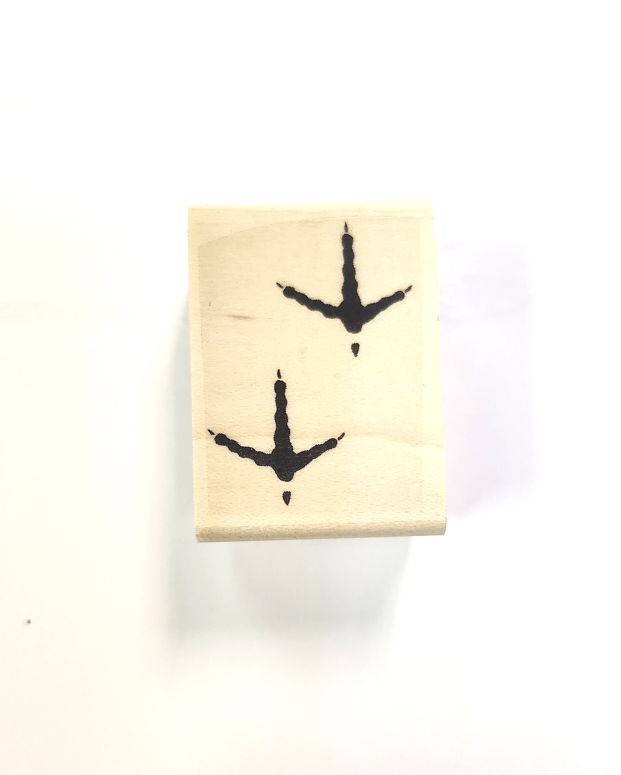 ドイツ製 輸入ラバースタンプ マウント済『雪靴ブラウニー in カナダ』