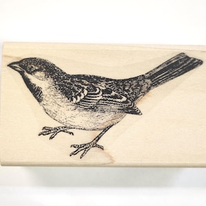 Bird rubber stamp WM  P15