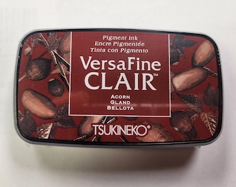Versafine Acorn - Brown- colour Ink Pad - Permanent Archival Ink