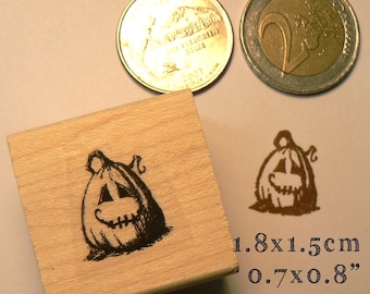 P24 Miniatur Kürbis Stempel WM 0,6x0,7