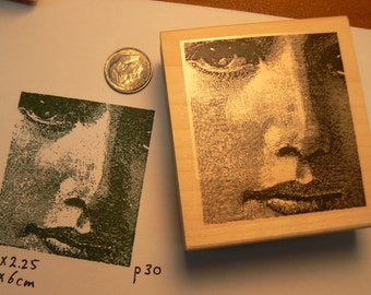 Damen Gesicht Stempel P30