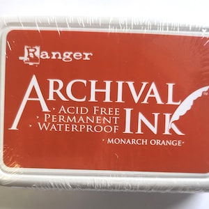 Almofada de tinta laranja Ranger Monarch