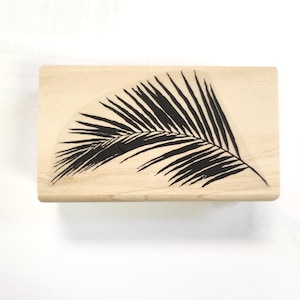 Palm Leaf  rubber stamp P10
