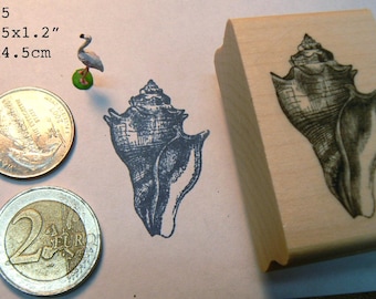 P65 sea shell rubber stamp