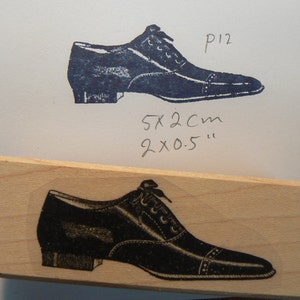 Pieczątka gumowa na buty męskie w stylu wiktoriańskim WM P12
