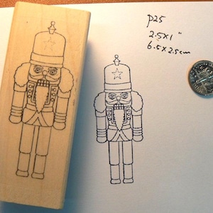 The nutcracker rubber stamp WM p25