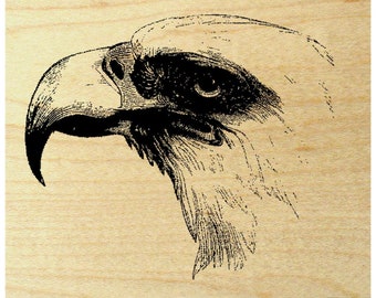 P29 Bald Eagle rubber stamp