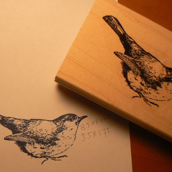 Bird Rubber Stamps Etsy