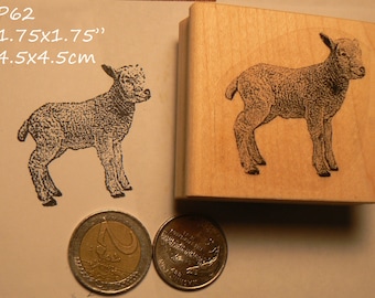 Lamb rubber stamp P60