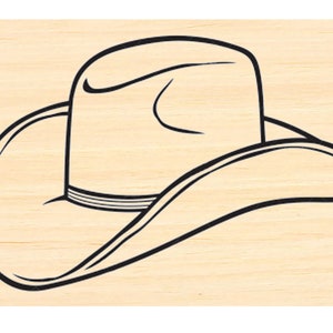P141 Cowboy Hut Stempel