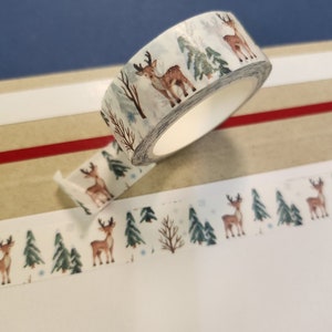 Washi tape 10 meters woodland themed