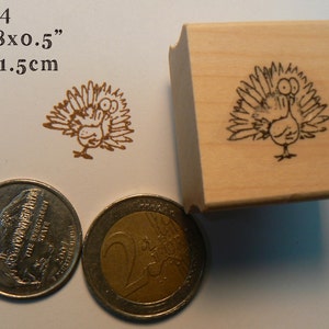 Timbro in gomma di tacchino in miniatura P24