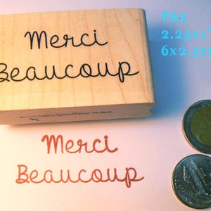 Merci beaucoup. rubber stamp P62