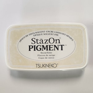 Stazon Pigment opaqeue solvent ink- Snowflake