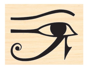 P132 Egyptian Eye rubber stamp