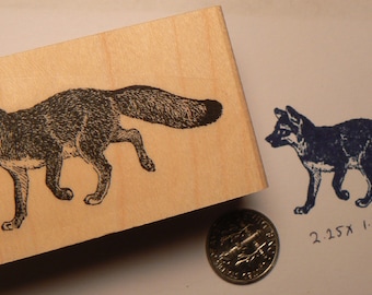 Fox rubber stamp WM P23