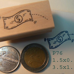 P76 Geldschein Stempel