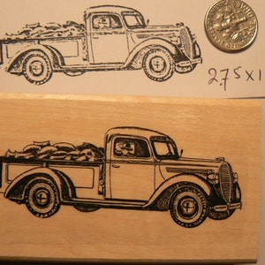 1938 Ford Vintage farm truck  rubber stamp P51