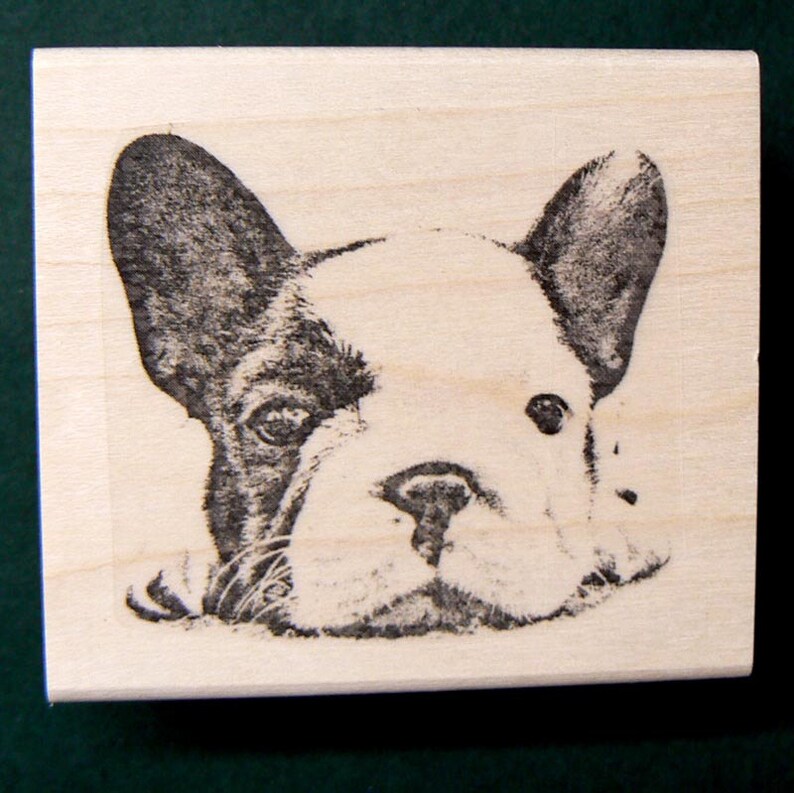 P31 French Bulldog Rubber stamp image 1