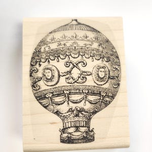 Vintage Heißluftballon Stempel WM P18