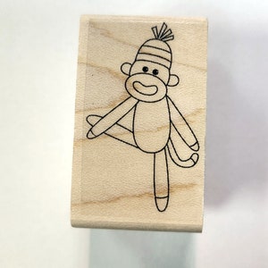 Tampon en caoutchouc Singe chaussette P17 WM