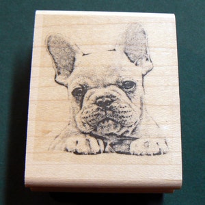 French Bulldog rubber stamp WM P31