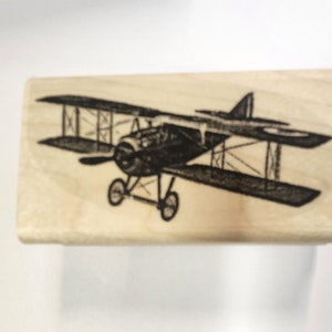P59 biplane rubber stamp