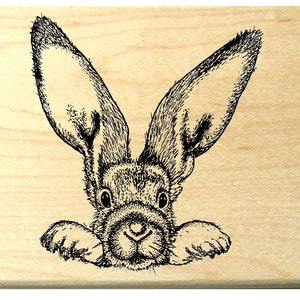 P119 Guckender Hase - Kaninchen Stempel