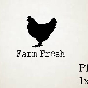 P110 Farm Fresh gummistämpel