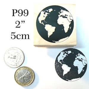 P99-rubberstempel grote aarde