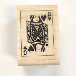 Hartenkoningin rubberstempel P49